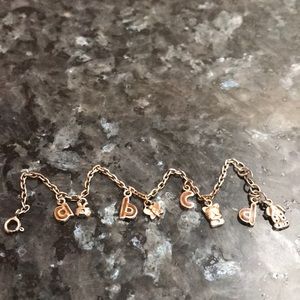 Silver baby bracelet